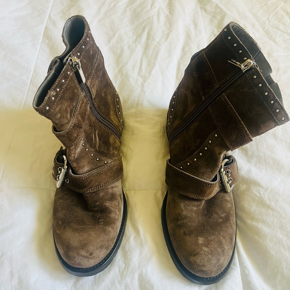Jimmy Choo Dark Brown Suede Boots